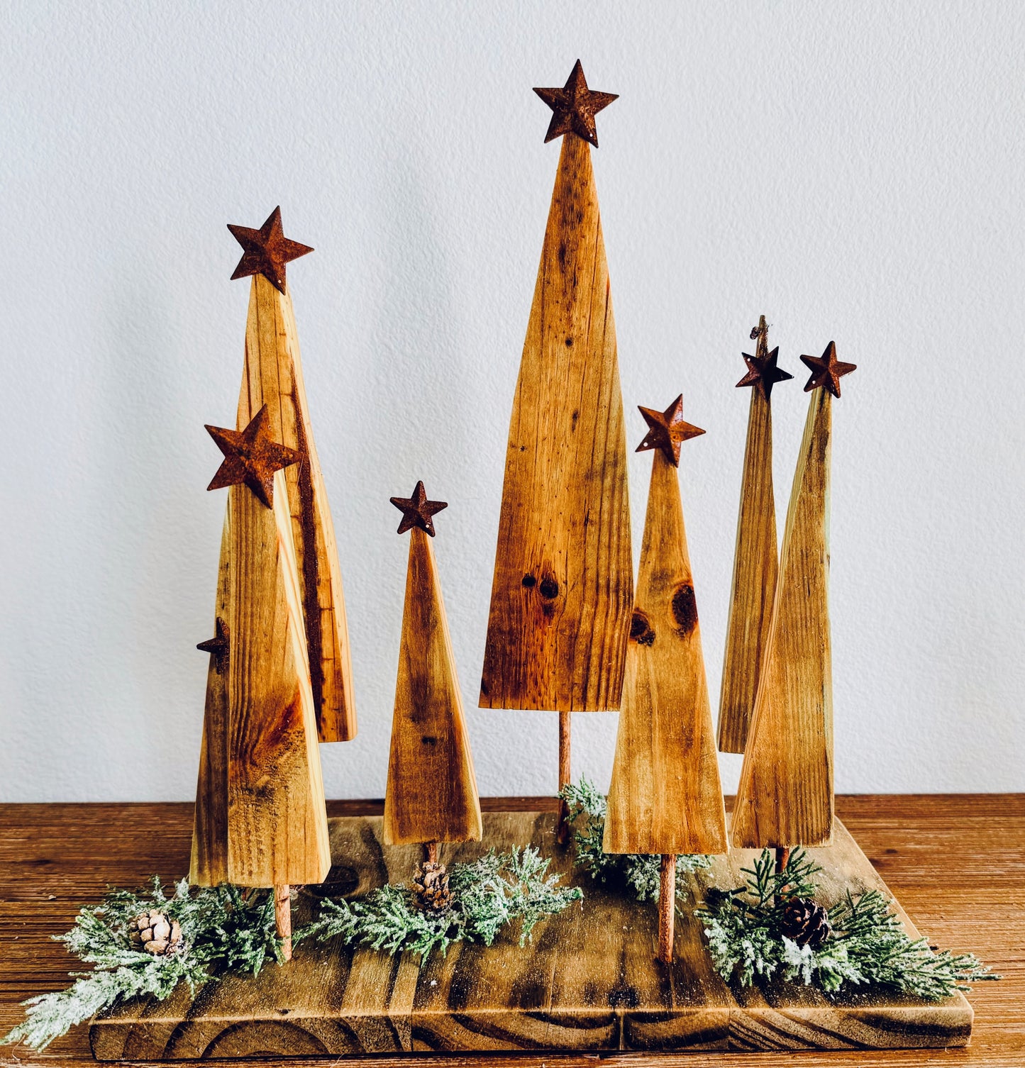 Wood xmas trees