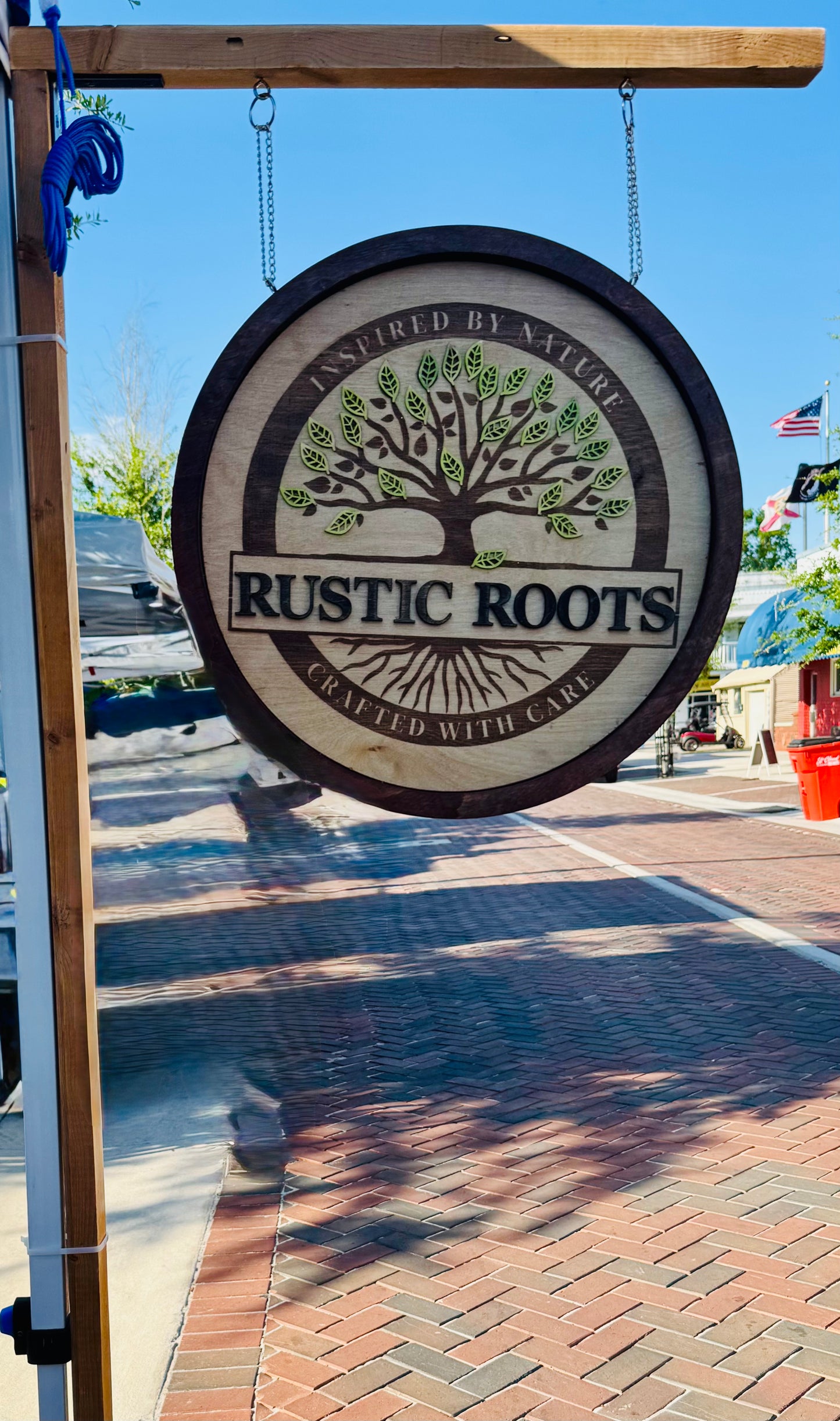 Dimensional vendor sign