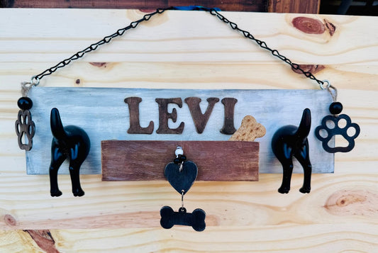 Hanging Dog Leash Holder-Customized