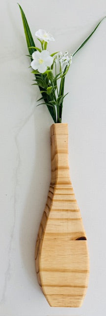 Dry vase thin natural