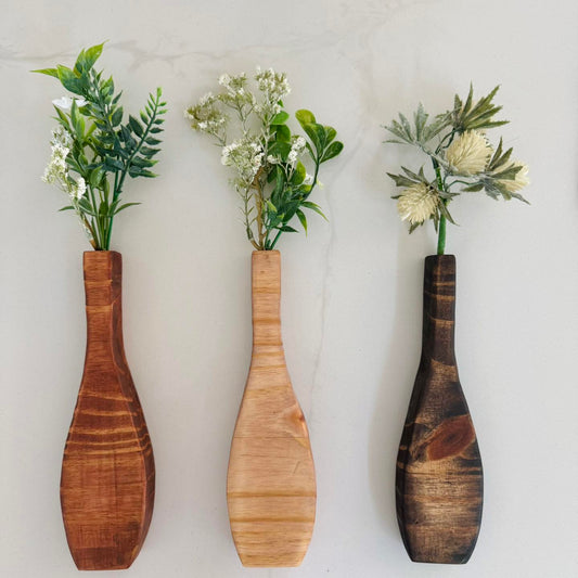 Rustic Hanging Wall Vases 3 piece